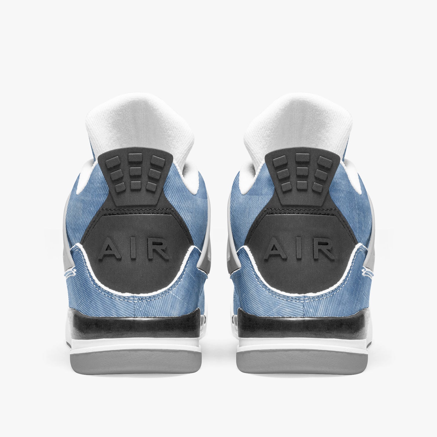 Retro Air Cuatro Billie Jean Jays Limited Edition High Top Sneakers – Back View