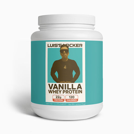 Luis’s Locker 100% Whey Protein Isolate – Vanilla (PRE-ORDER) - Luis’s Locker