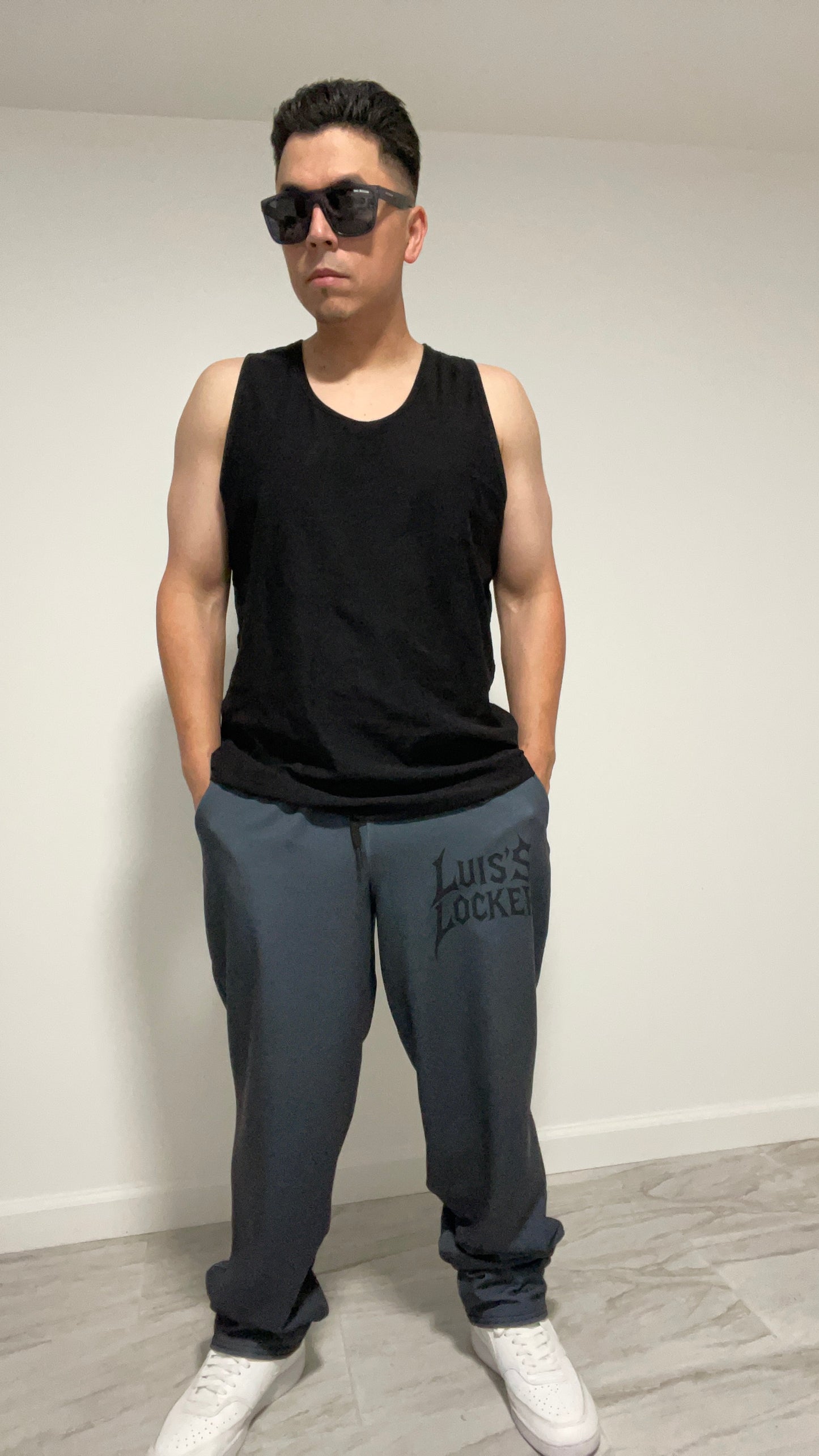Vigilante Wide-Leg Joggers – Shadow Tread Edition - Luis’s Locker