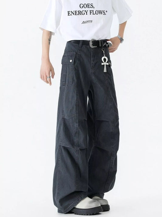 501 nan – Men's wide leg jeans streetwear fit
