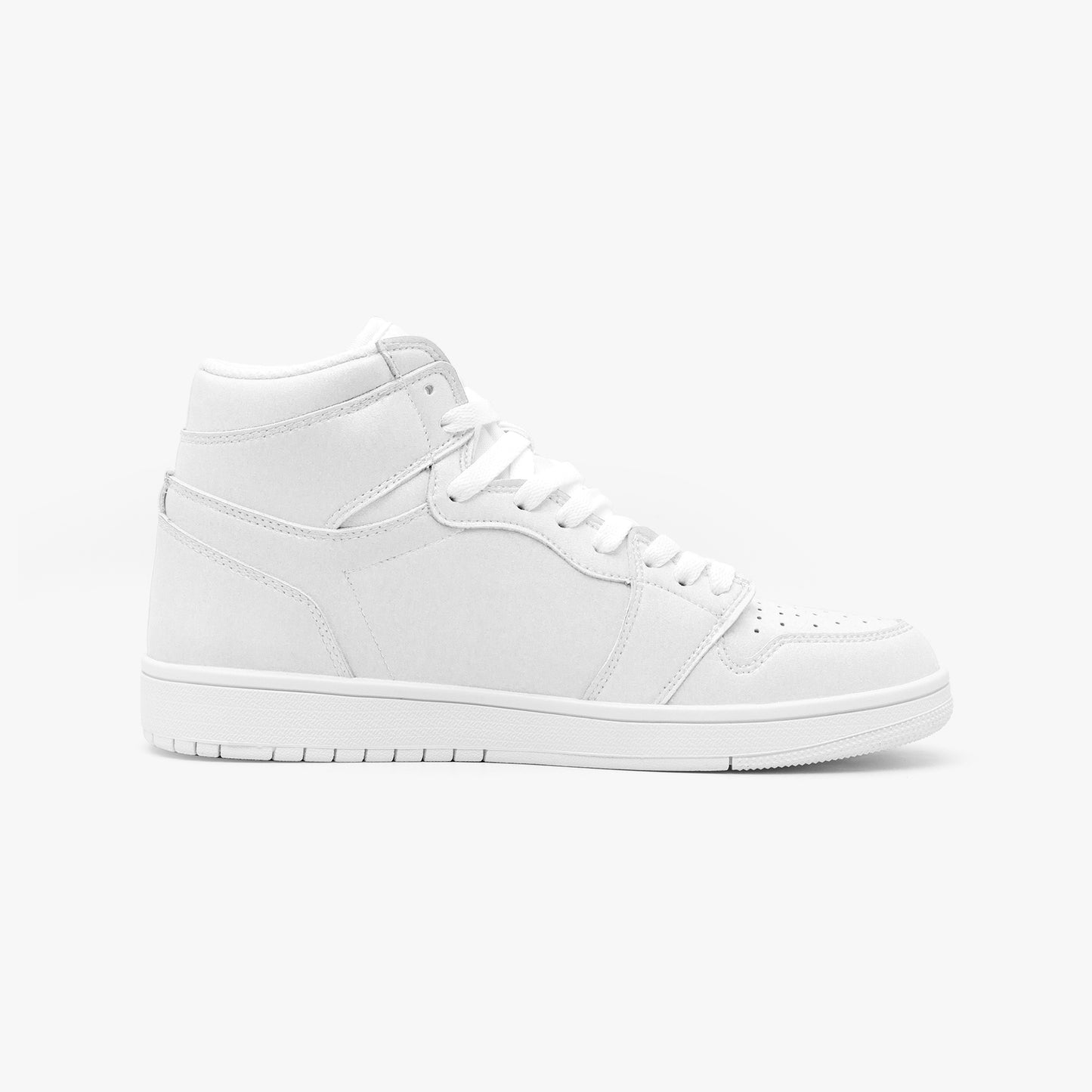 Retro Air UNO High Top Sneakers - DETOX White on White