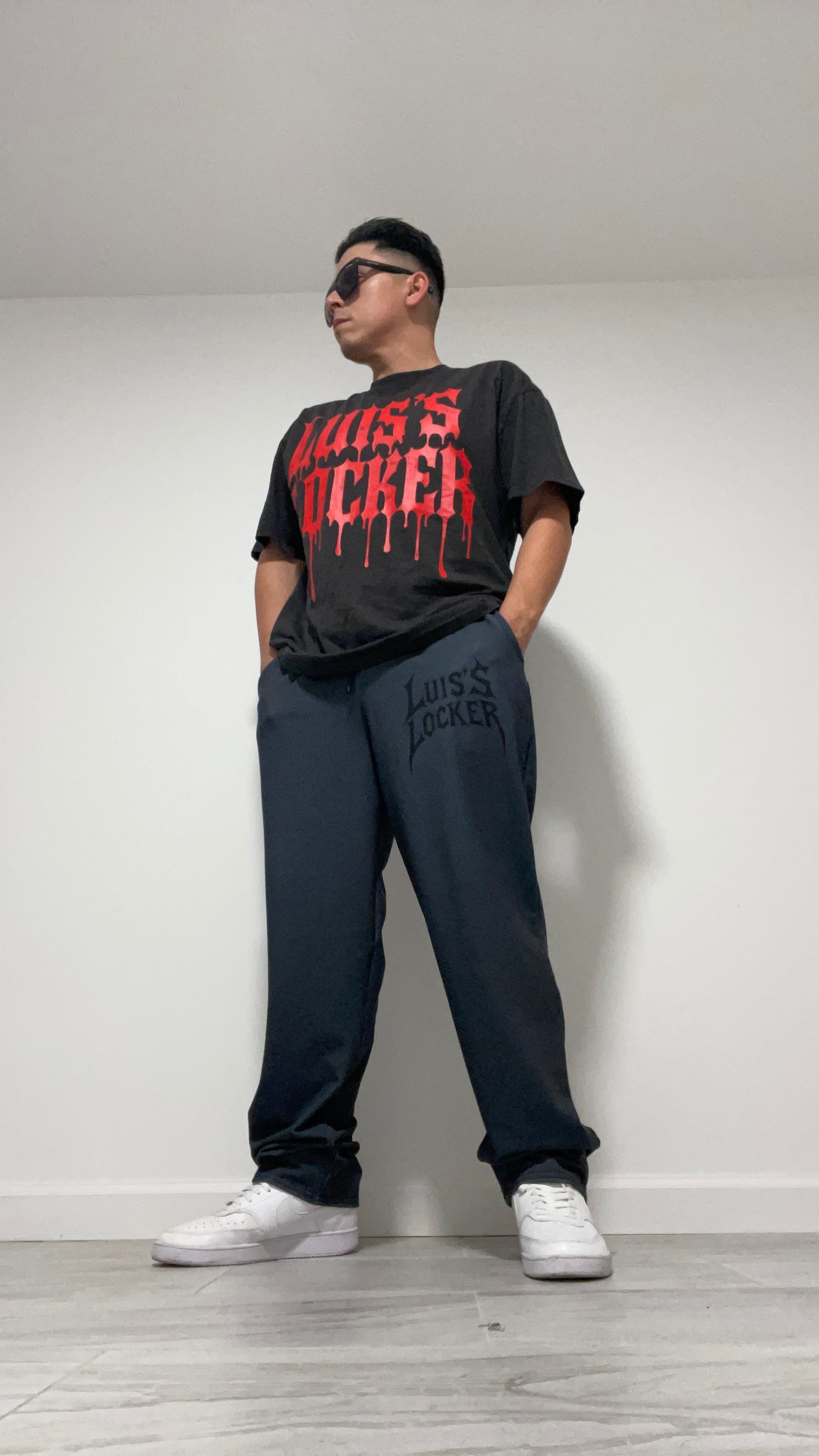 Vigilante Wide-Leg Joggers – Shadow Tread Edition - Luis’s Locker