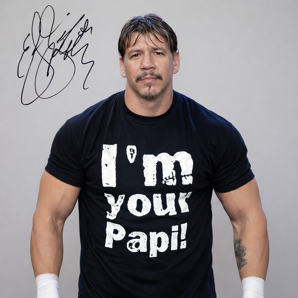 Eddie Guerrero “Im Your Papi” Men’s premium heavyweight T Shirt - Latino Heat Edition WWE Wrestling Merch