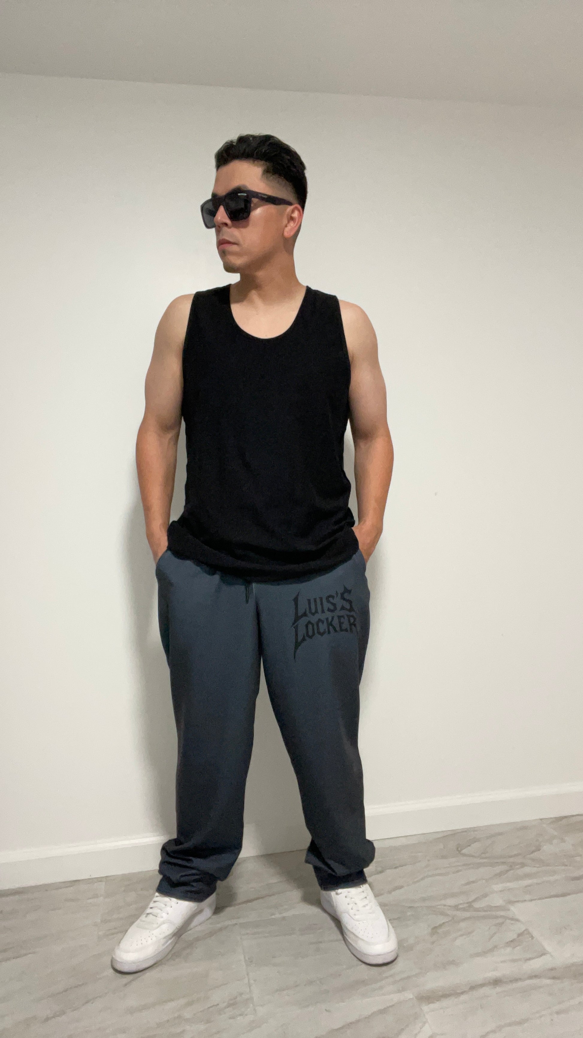 Vigilante Wide-Leg Joggers – Shadow Tread Edition - Luis’s Locker