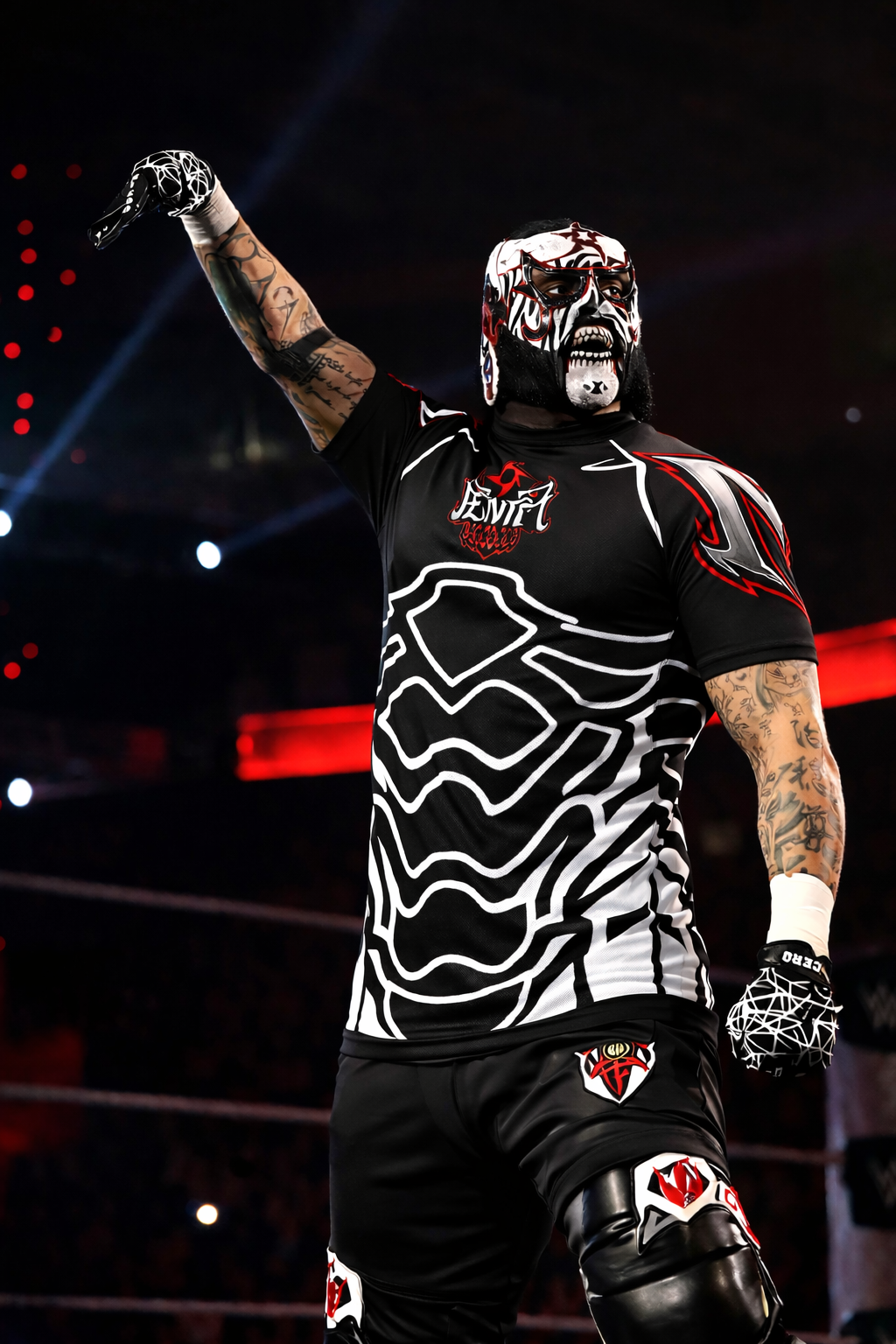 Penta Zero Miedo Compression Tee WWE Wrestling Merch