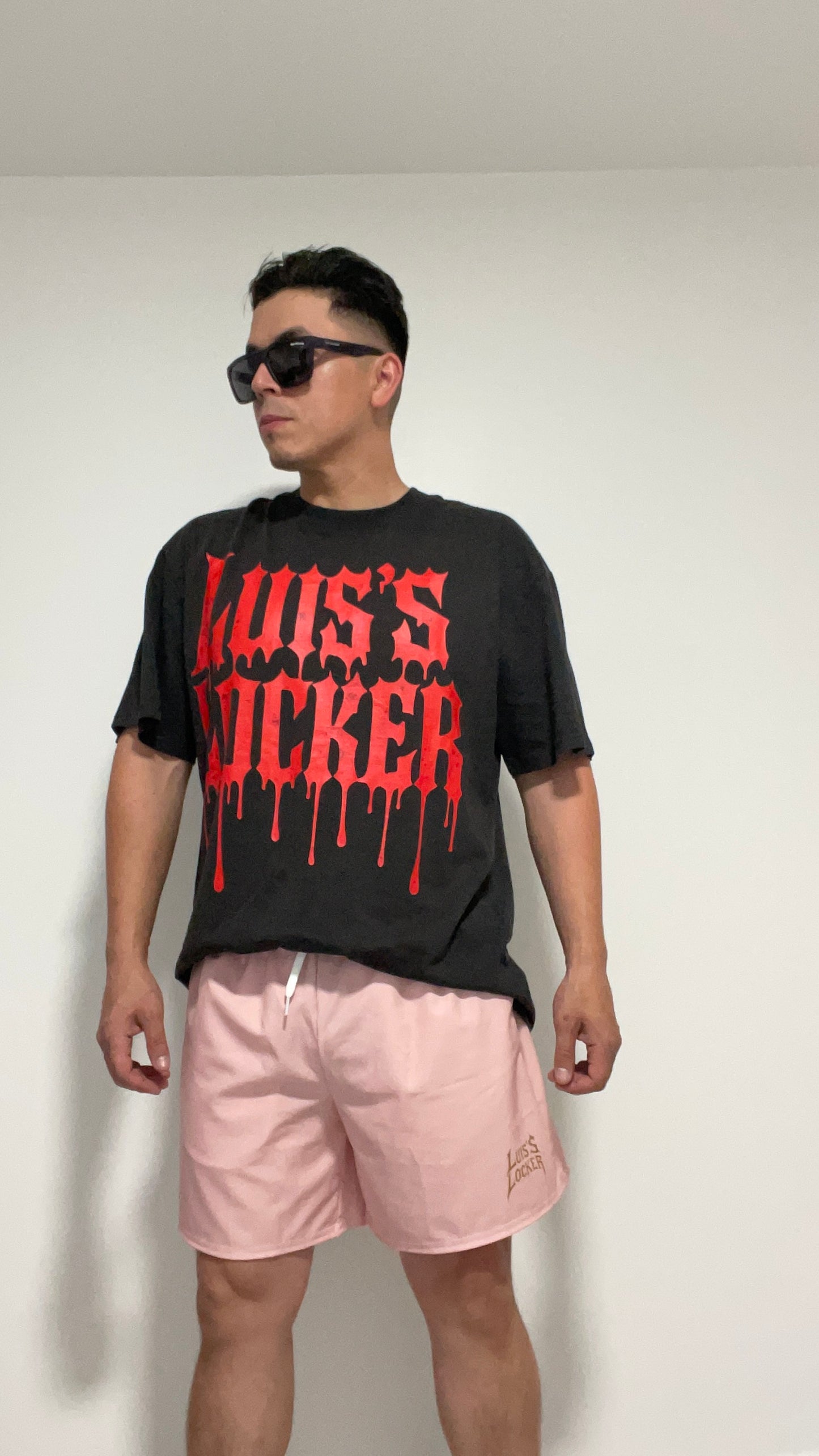 LL Drip Script Tee – Blood Red Edition - Luis’s Locker