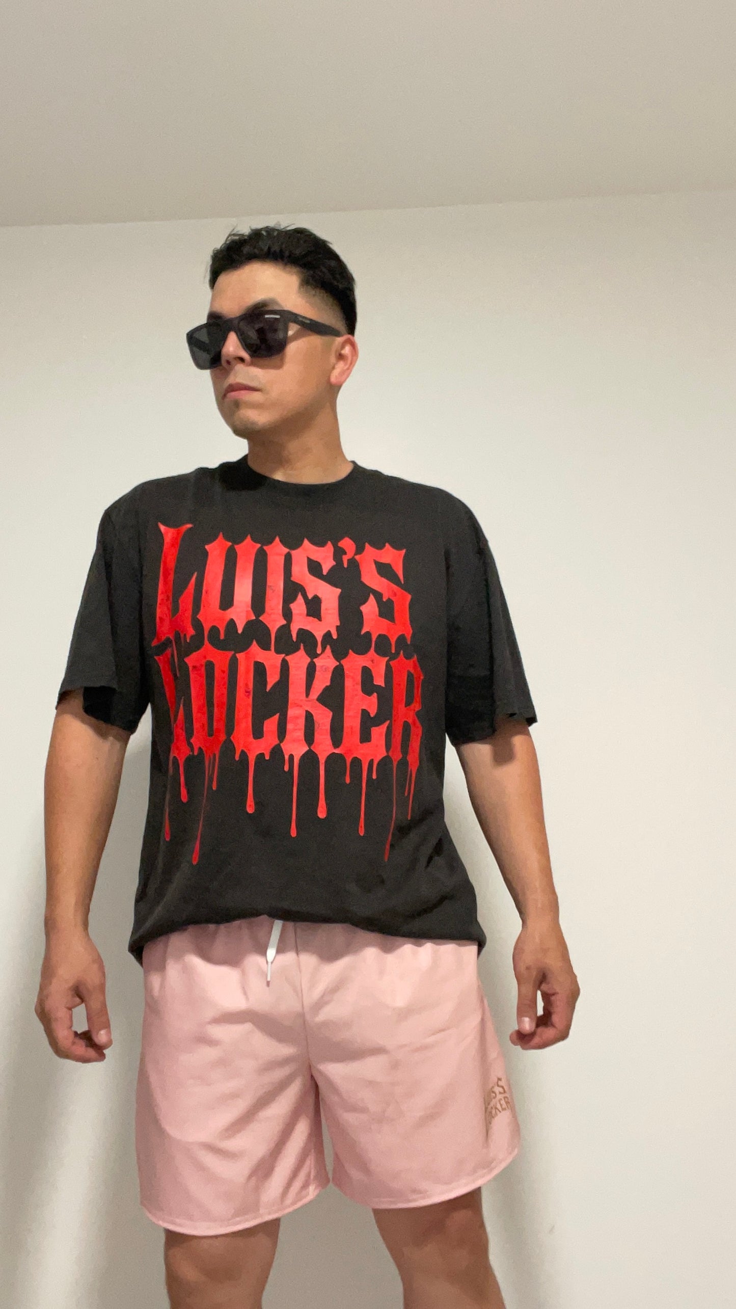 LL Drip Script Tee – Blood Red Edition - Luis’s Locker