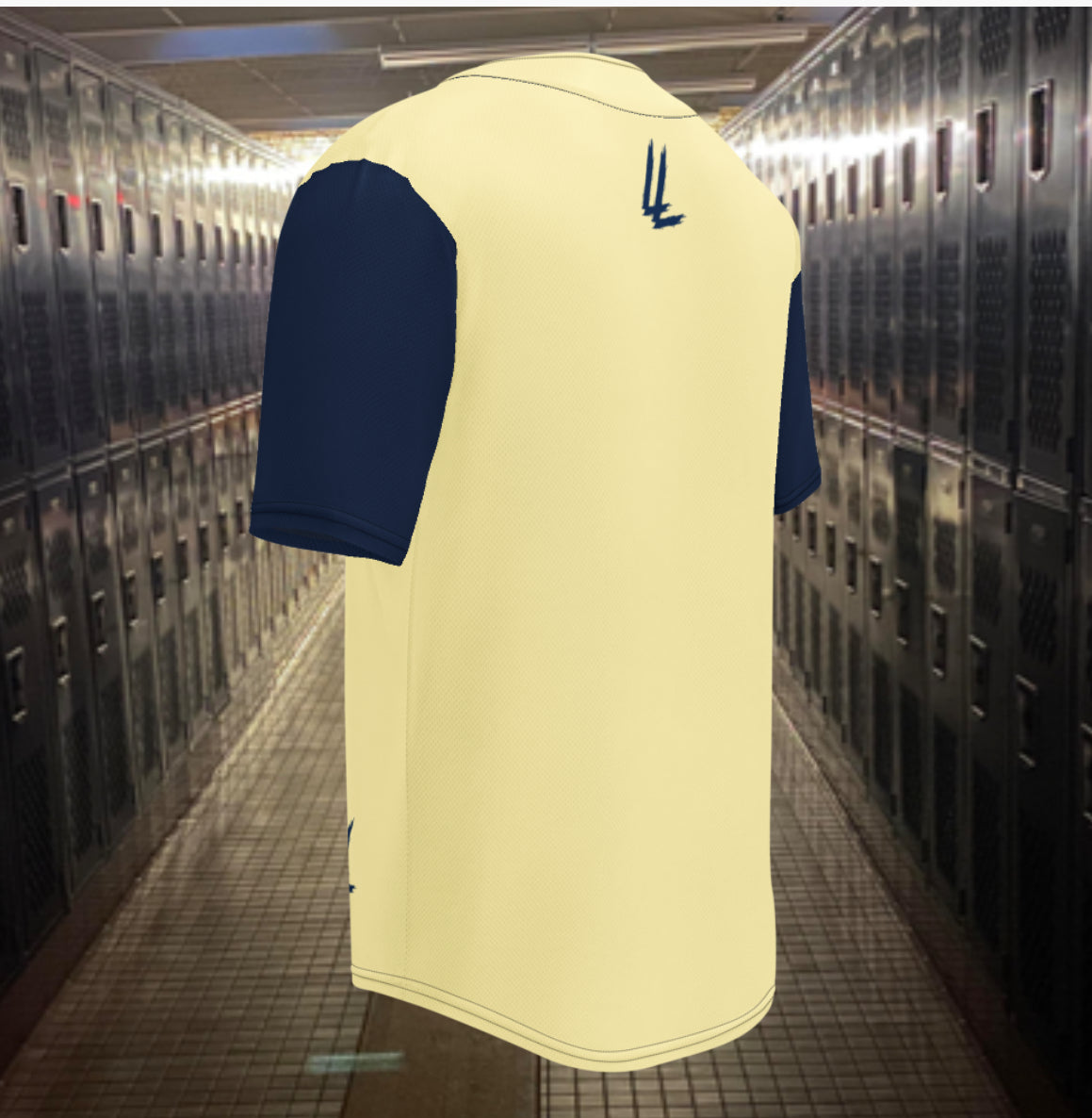 LL “Shotime” Baseball Jersey – Navy x Banana Edition - Luis’s Locker