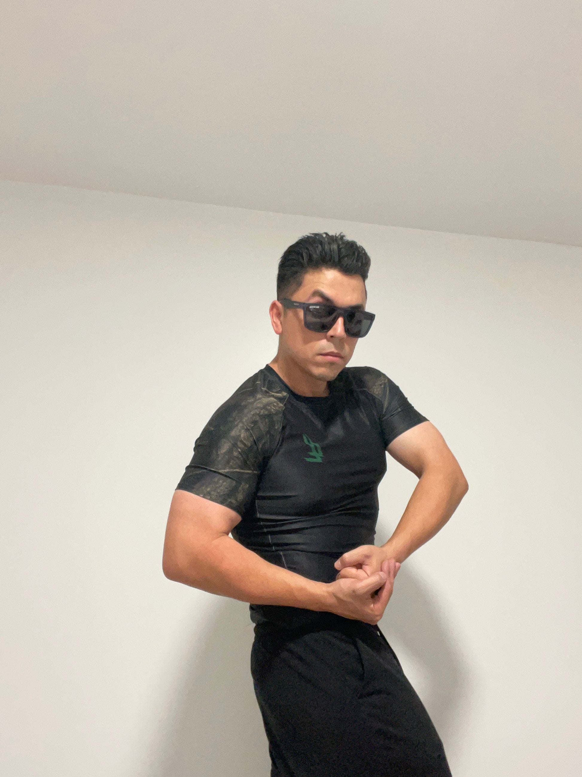 LL “Shotime” Compression Tee – Tactical Blackout Edition - Luis’s Locker