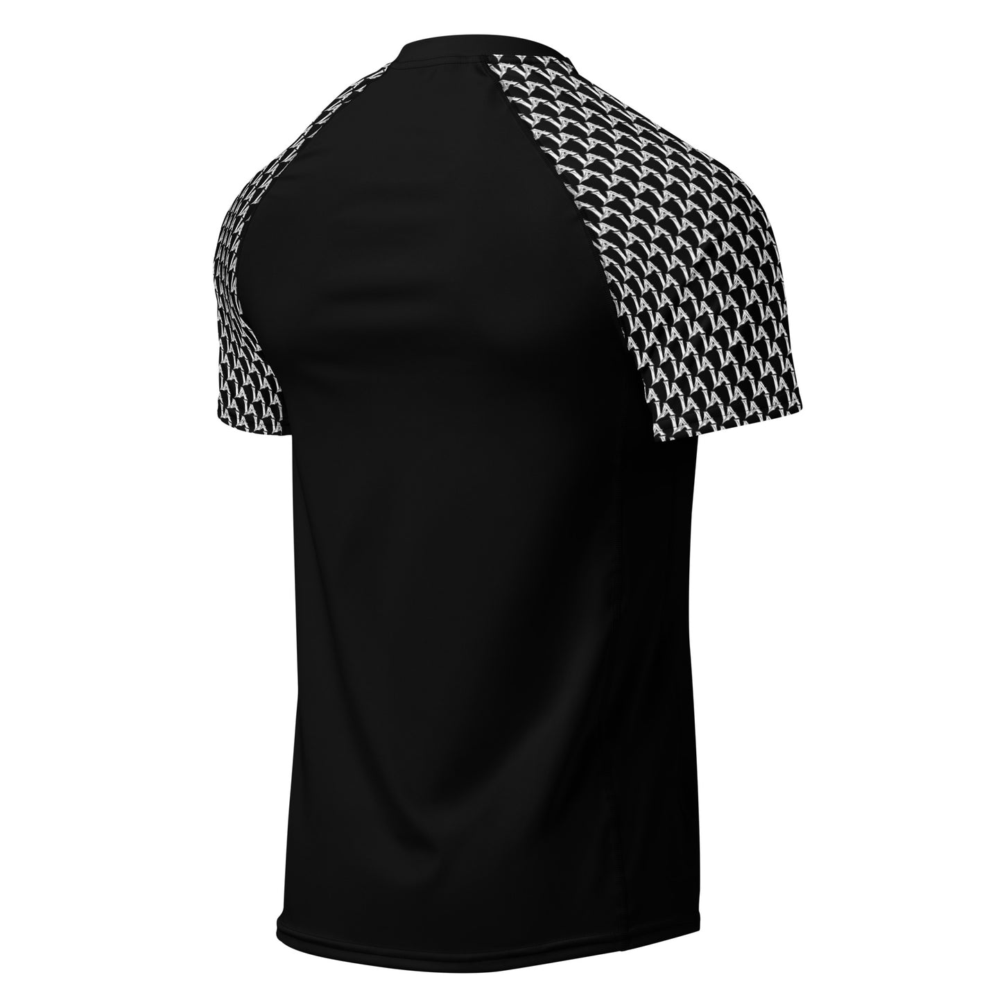 LA Pull Up Black Compression Tee Back