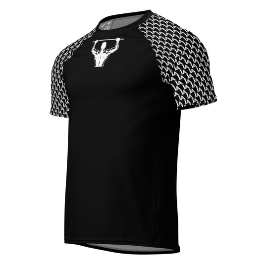 LA Pull Up Black Compression Tee front