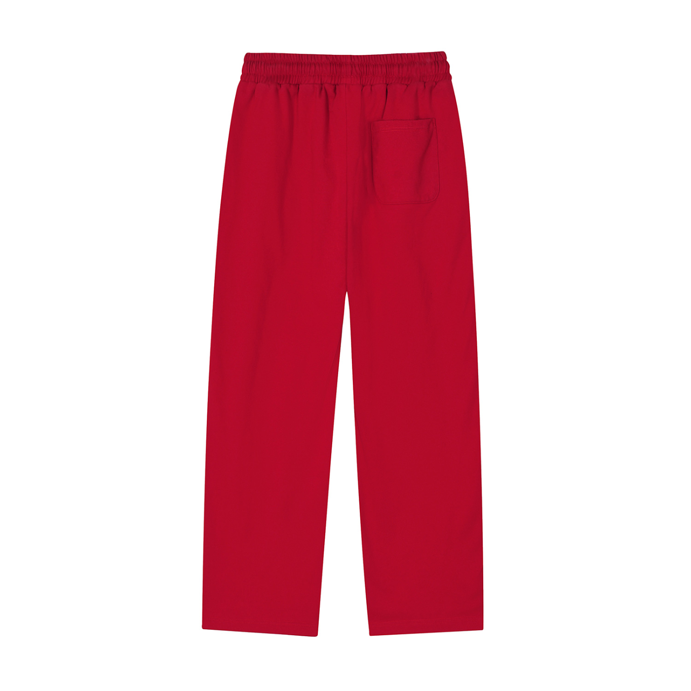 Red Graphic Straight-Leg Sweatpants – Reflective Performance Training Edition — side view