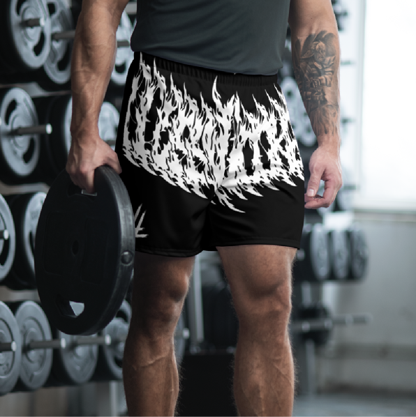Luis’s Gothic Wave Black Shorts - Luis’s Locker