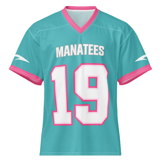 Dre'Quan’s Vice City Manatees football jersey #19 GTA VI Merch (Teal Edition)