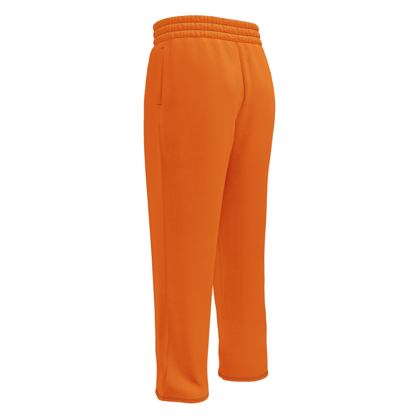 Universal Code Joggers – Solar Flare Orange – Back View