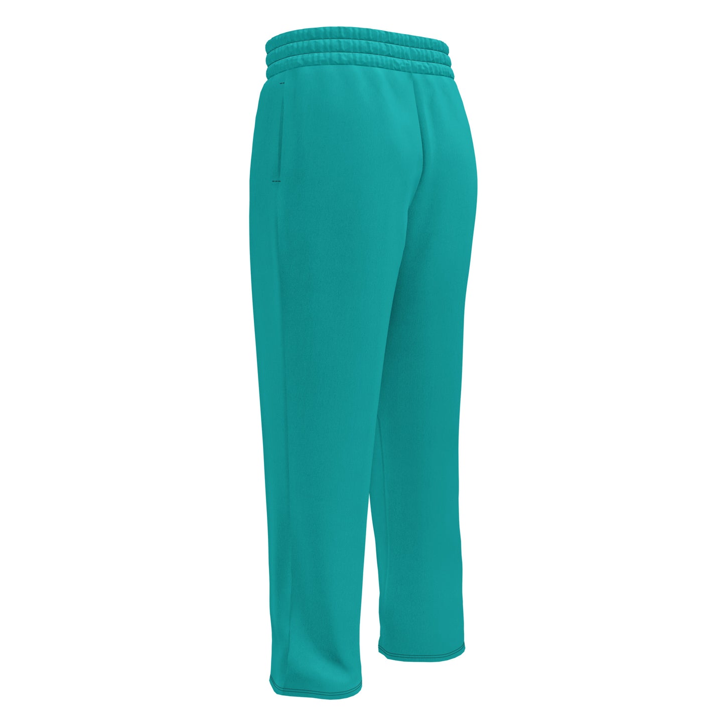 Universal Code Joggers – Quantum Teal – Back View