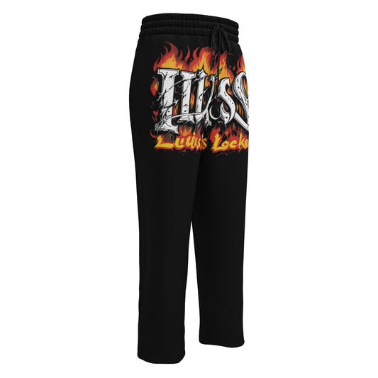 LL🔥 Inferno Flame Sweatpantsn Pijamas – Luis’s Locker Edition – Front View