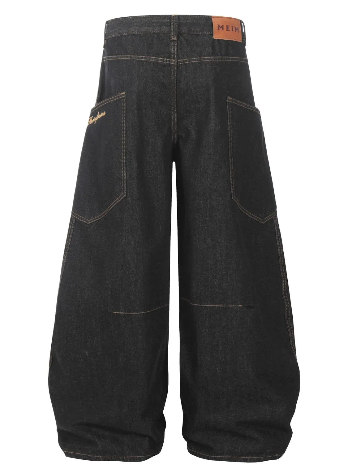 791 nan – Men's wide leg jeans streetwear fit