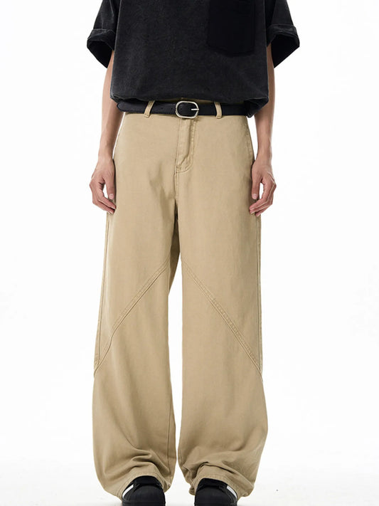859 nan – Men's wide leg jeans streetwear fit