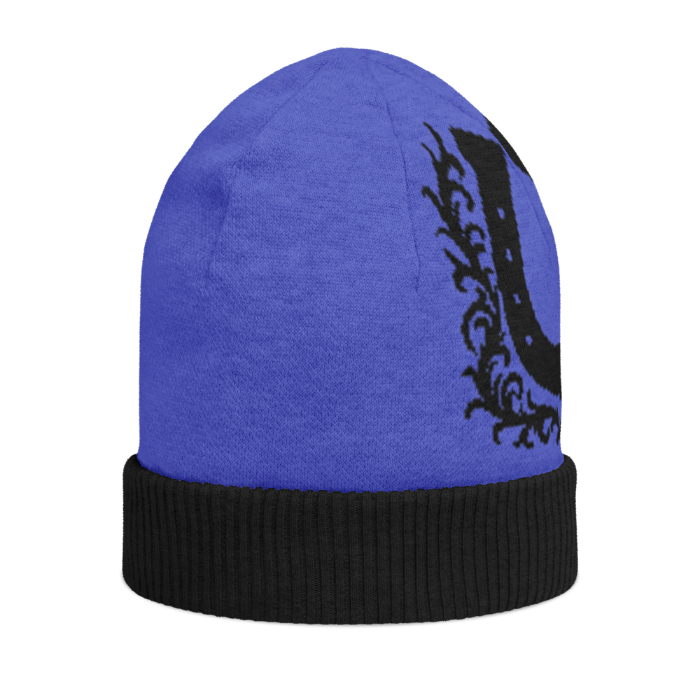 Royal Horseshoe Knit Beanie – Frontier Crest Edition - Luis’s Locker