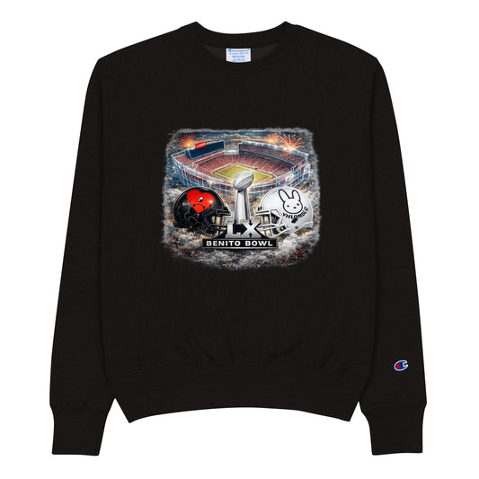 Benito Bowl LX Helmets Graphic Champion Sweatshirt Limited Edition Merch – Front View