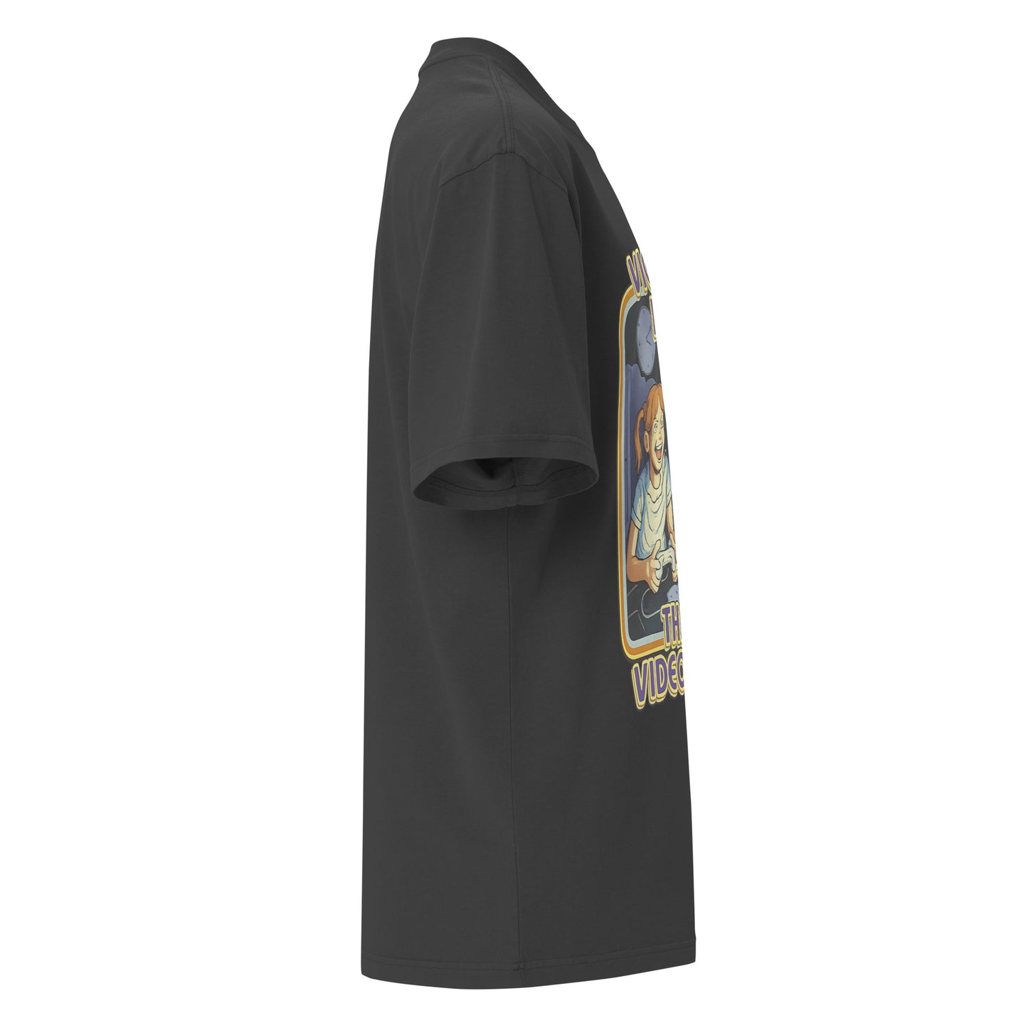 Cal’s Violence is Cool Thanks Video Games Oversized faded t-shirt GTA VI Merch – Lifestyle