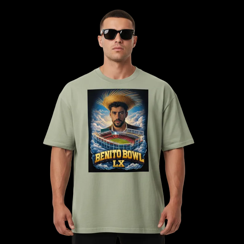 Benito Bowl Oversized Faded Graphic t-shirt Limited Edition Merch
