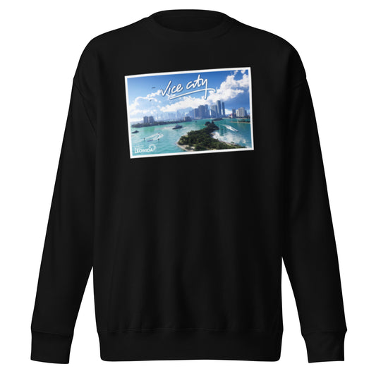 GTA VI Vice City Postcard Unisex Premium Sweatshirt