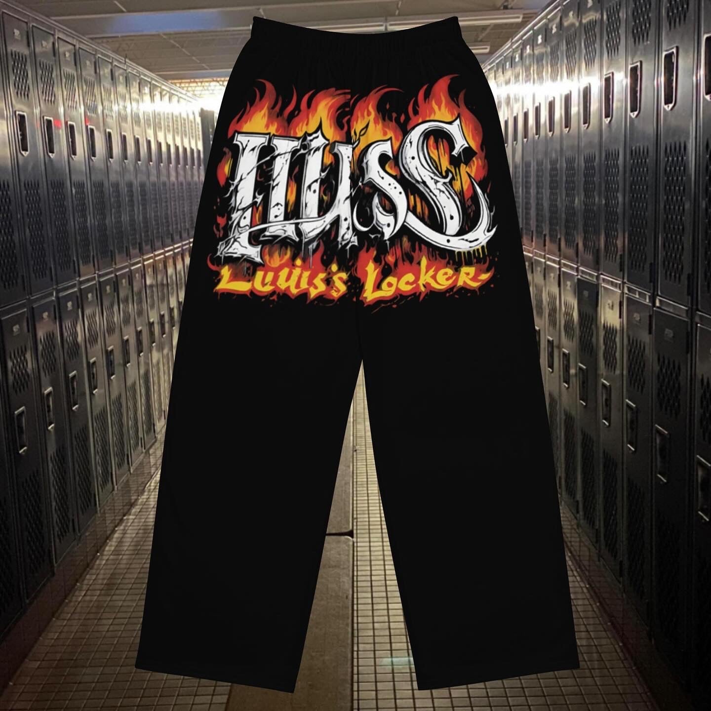 Graphic joggers