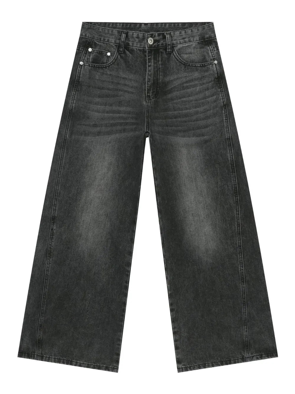 1151 nan – Men's wide leg jeans streetwear fit