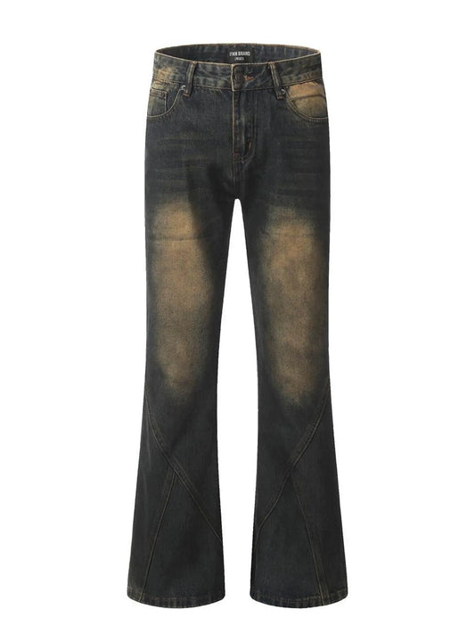 1285 Men's Washed Flare Jeans – men's flare jeans (Y2K) (main view)