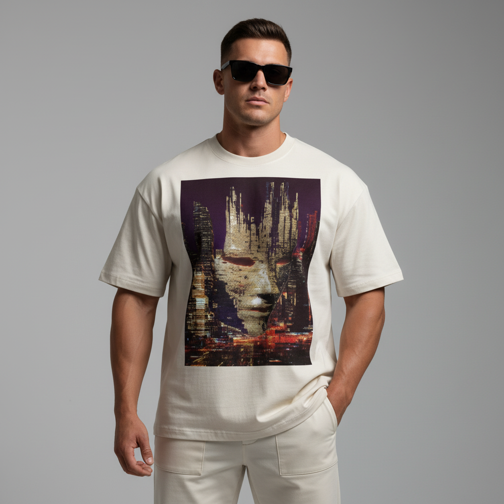 Sentient King Vintage Washed Oversized Cotton T-Shirt - Luis’s Locker