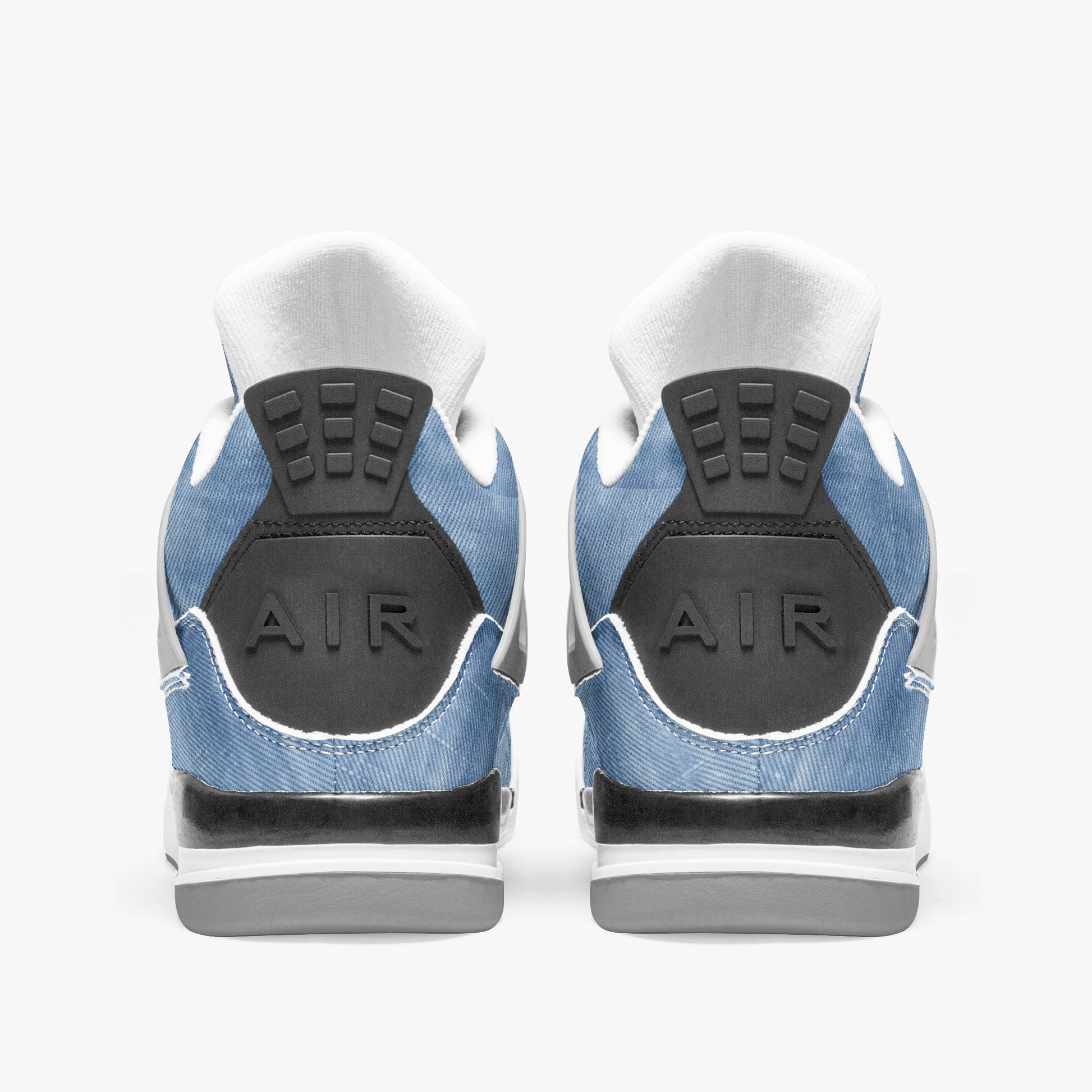 Retro Air Cuatro Billie Jean Jays Limited Edition High Top Sneakers – Back View