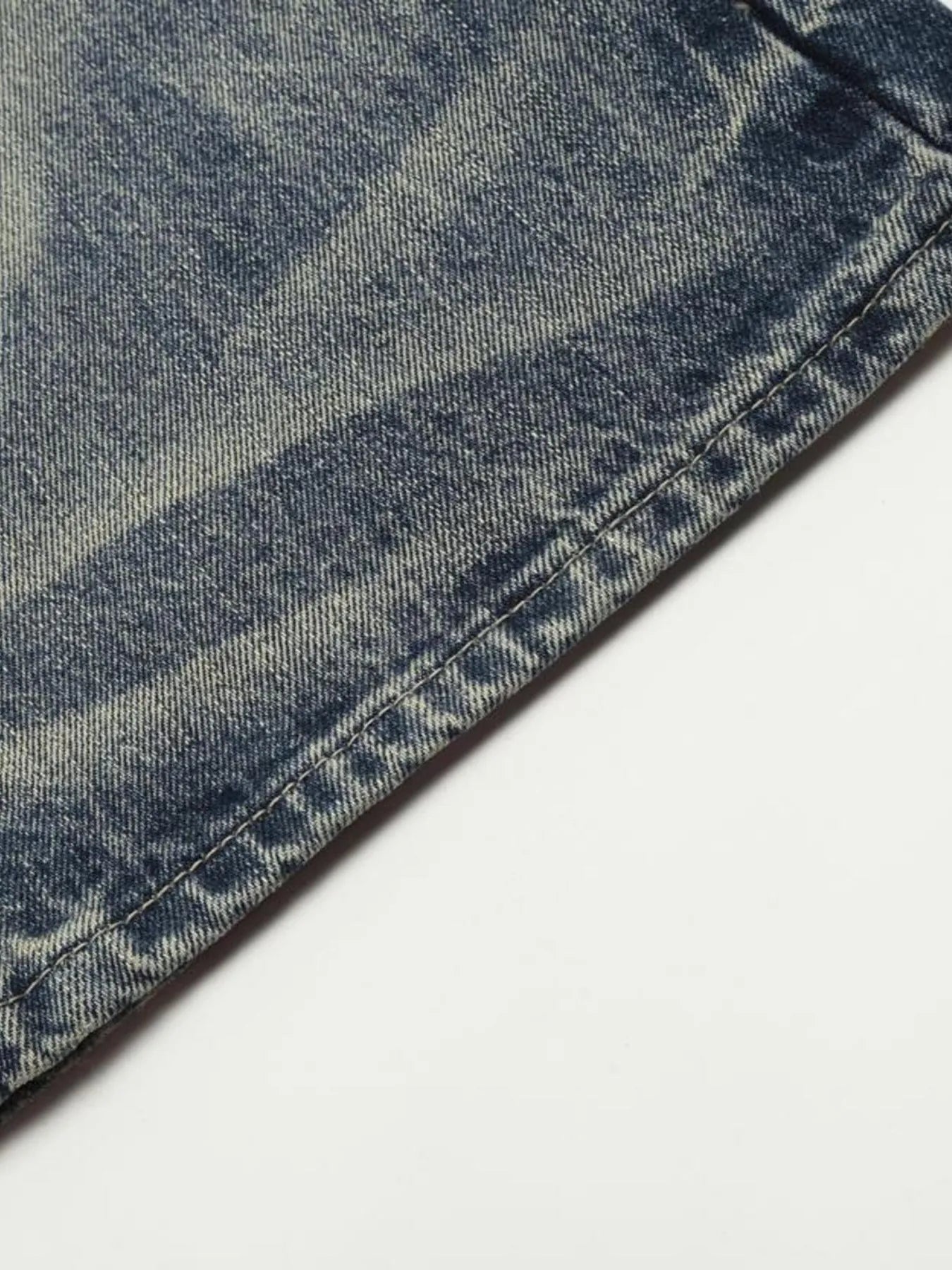 1282 Men's Distressed Flare Jeans – men's flare jeans (Y2K) (detail view 10)