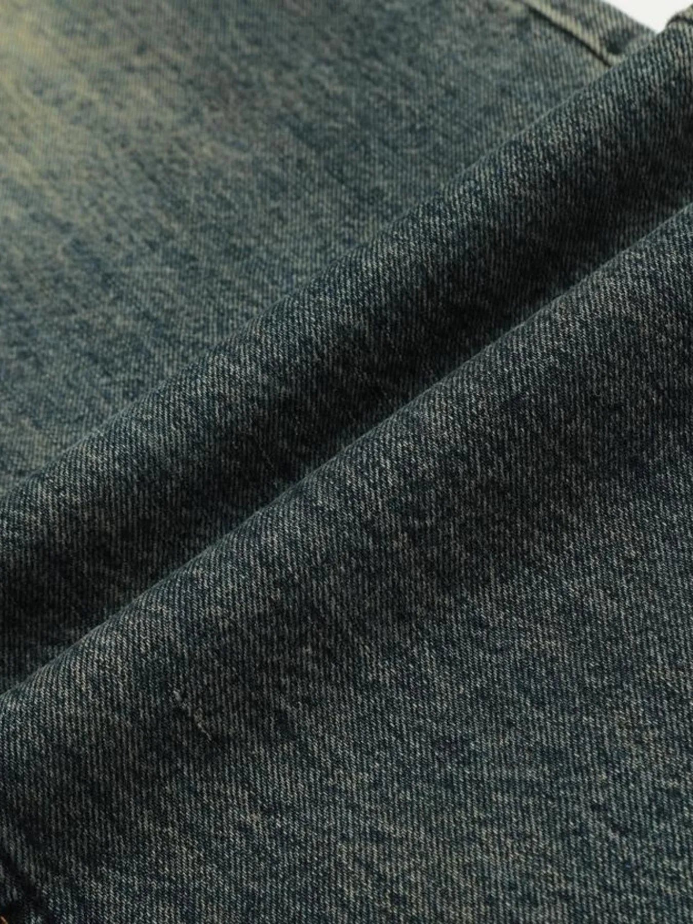 1280 Men's Vintage Distressed Flare Jeans – men's flare jeans (Y2K) (detail view 18)