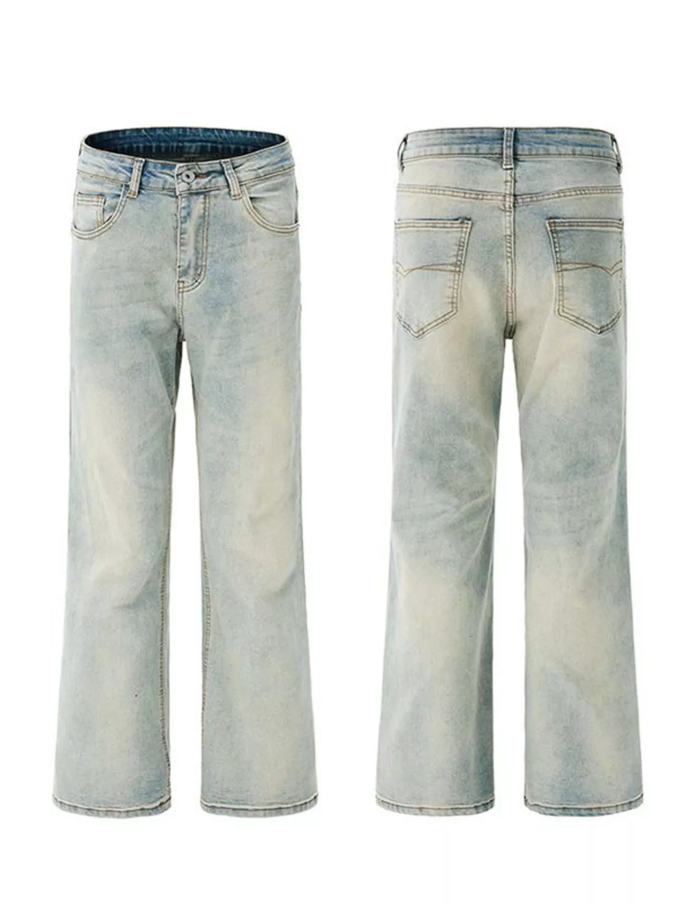 1293 Men's Wash Flare Jeans – men's flare jeans (Y2K) (detail view 7)