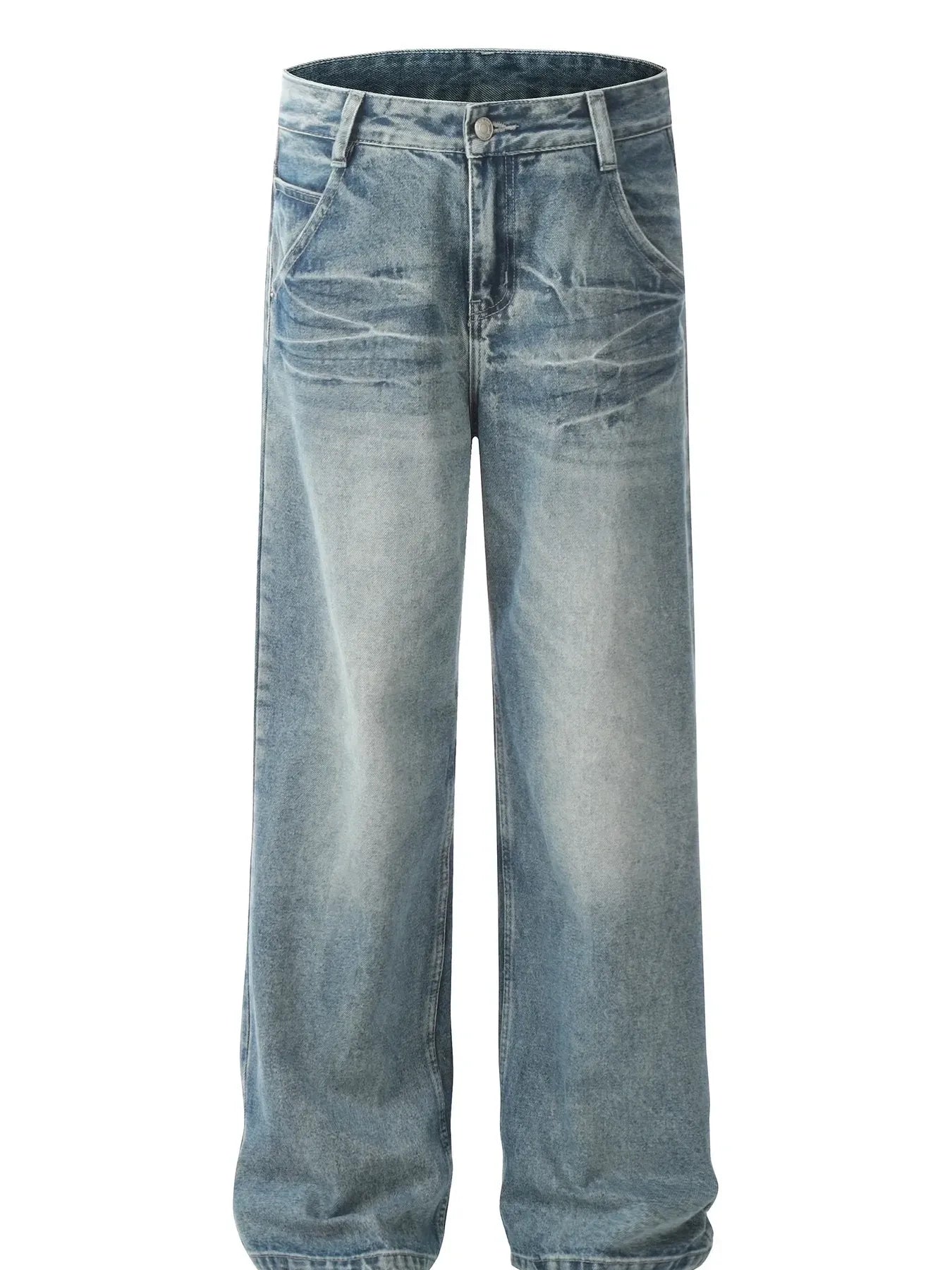 763 Men's Wide Leg Jeans – Men's wide leg jeans streetwear fit