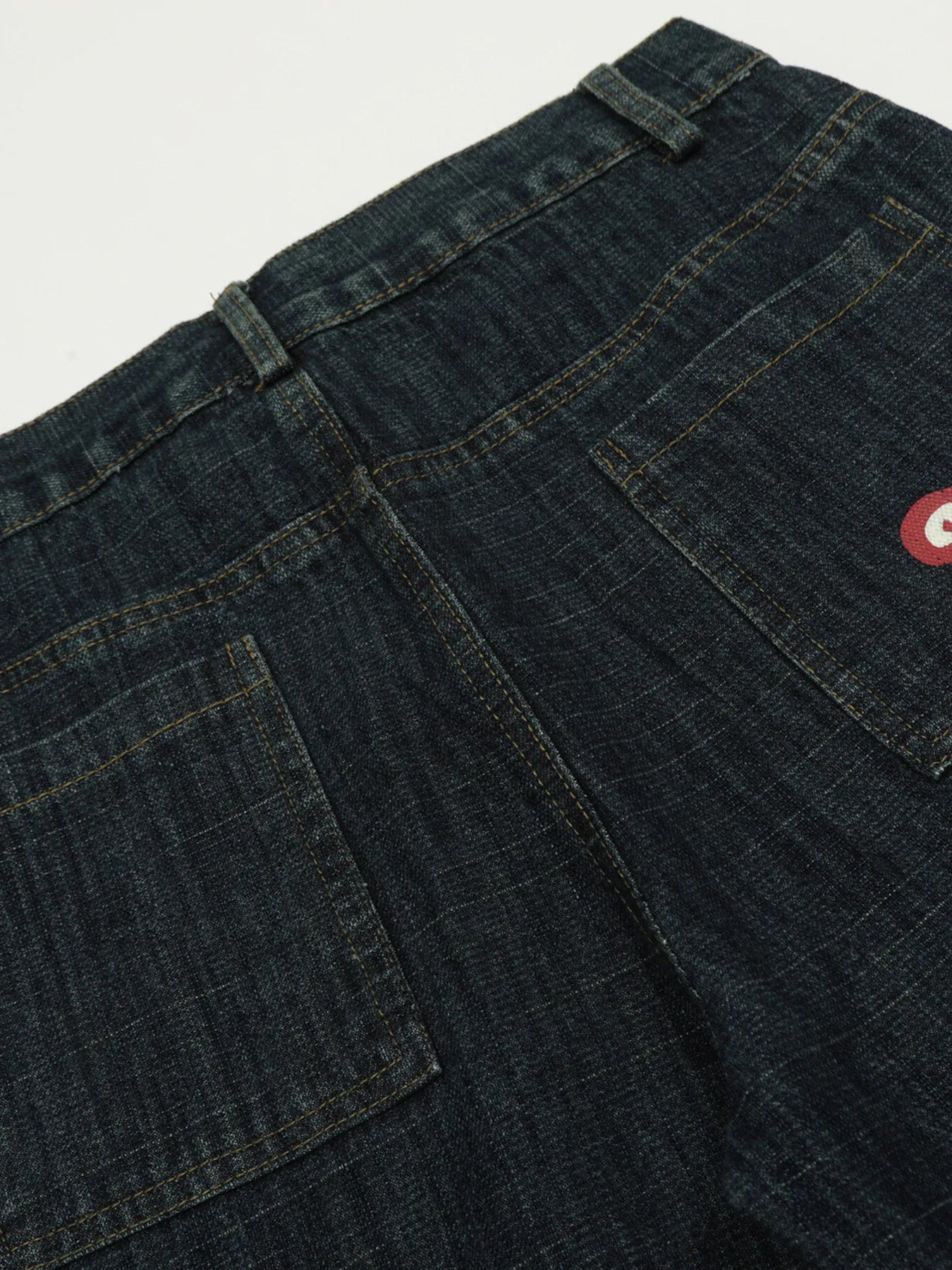 1276 Men's Multi-Patch Cargo Flare Jeans – men's flare jeans (Y2K) (detail view 8)