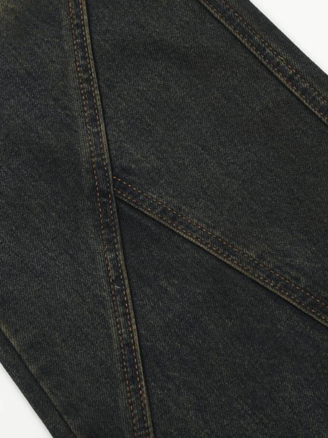 1285 Men's Washed Flare Jeans – men's flare jeans (Y2K) (detail view 12)