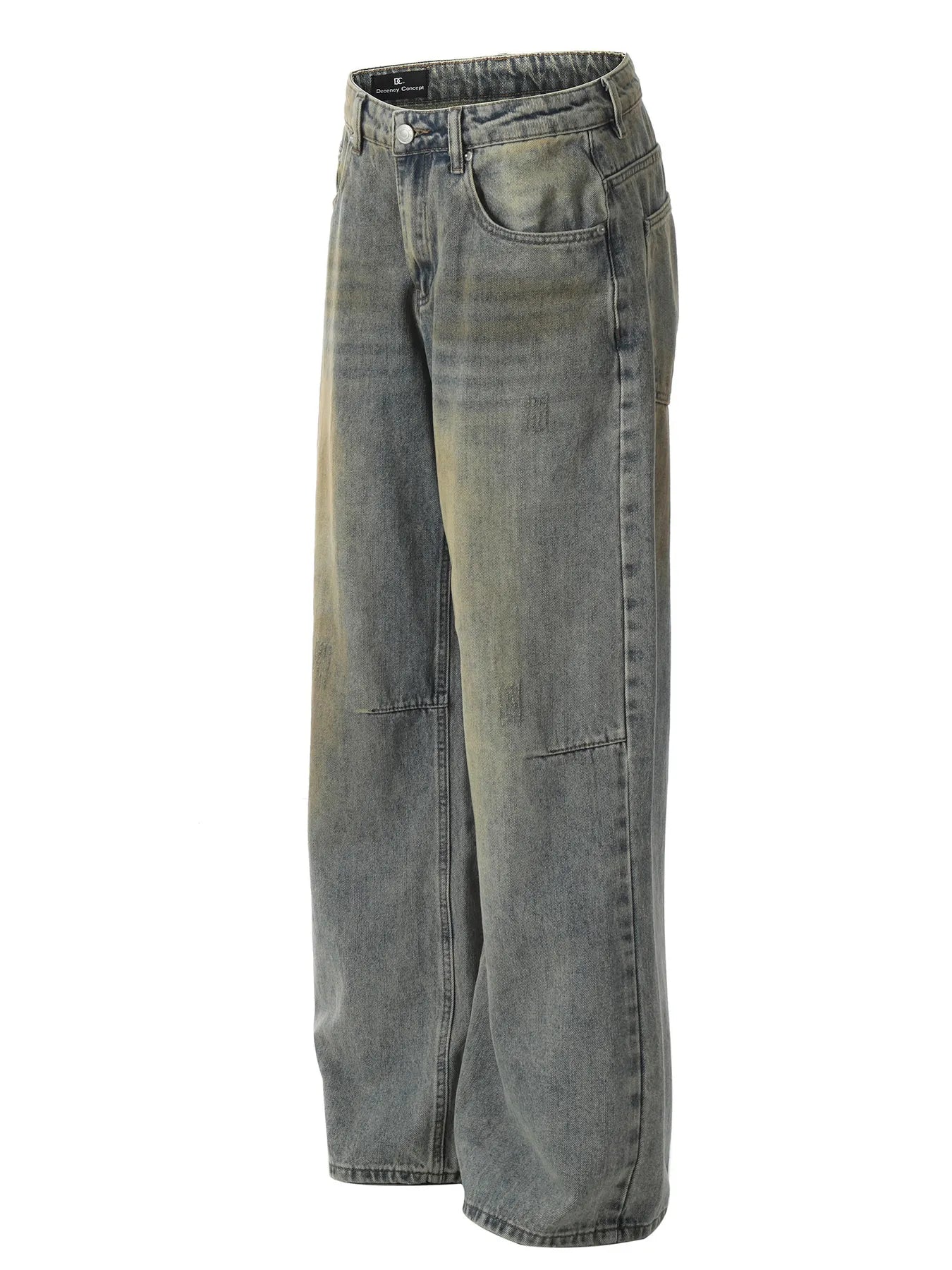 750 nan – Men's wide leg jeans streetwear fit