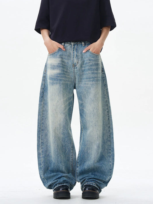 346 Men's Wide Leg Jeans – Men's wide leg jeans streetwear fit