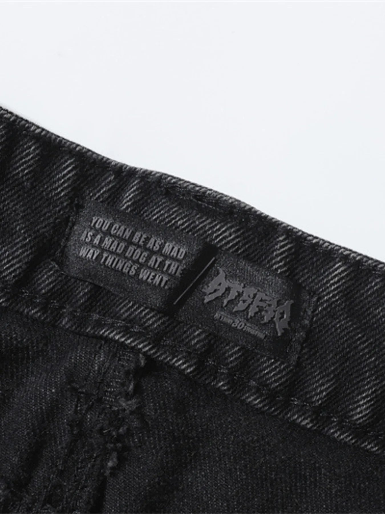 1287 Men's Wash Wide Leg Flare Jeans – men's flare jeans (Y2K) (detail view 8)