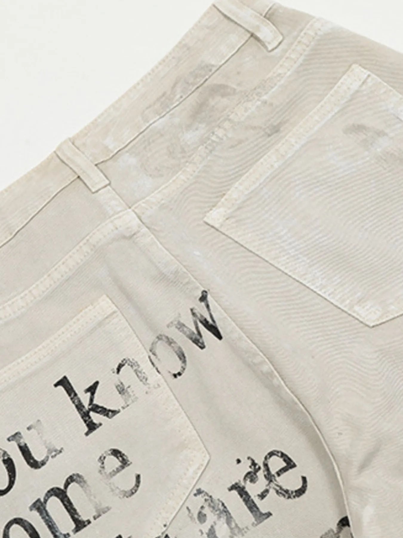 963 nan – Men's wide leg jeans streetwear fit