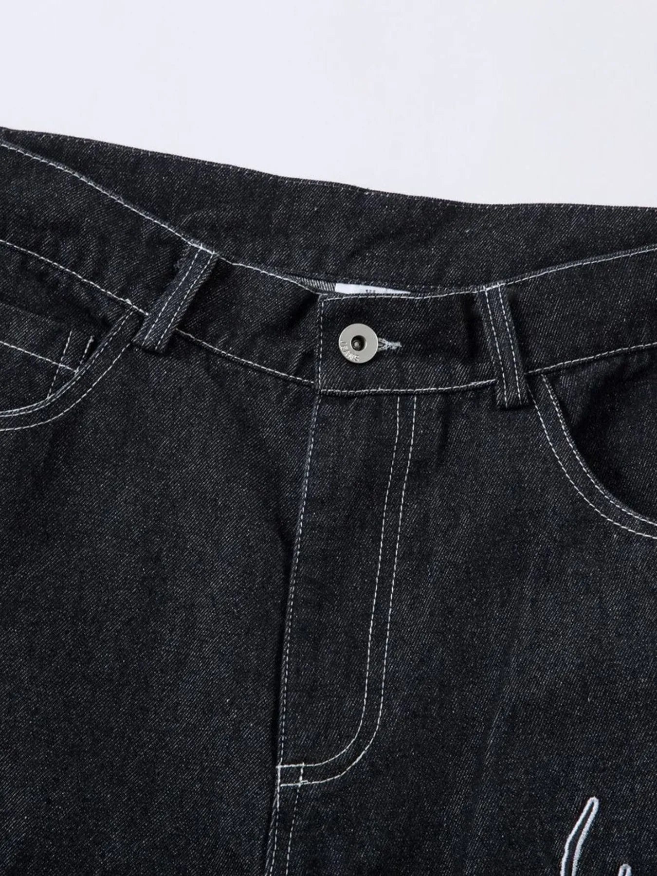 213 nan – Men's wide leg jeans streetwear fit