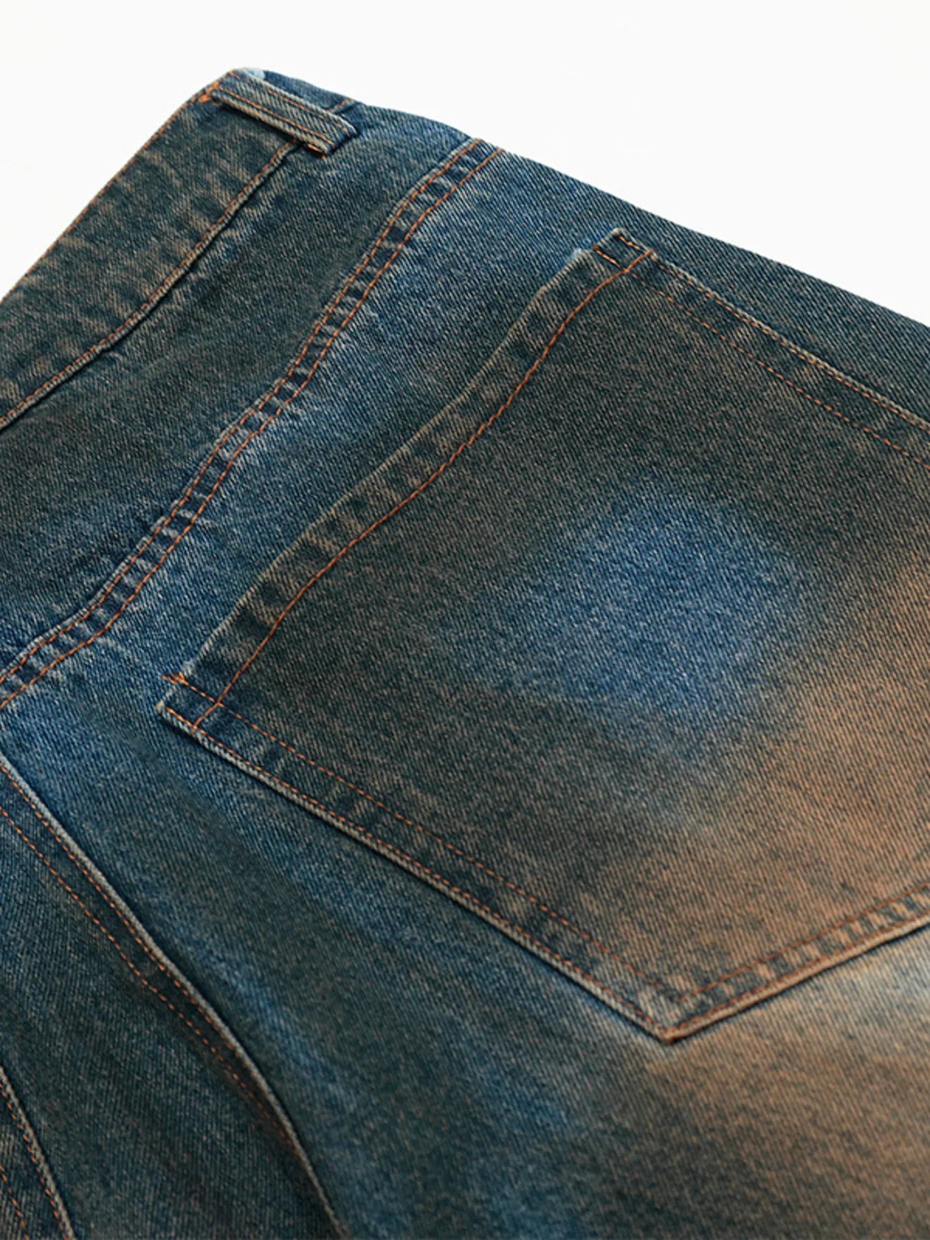 009 nan – Men's wide leg jeans streetwear fit