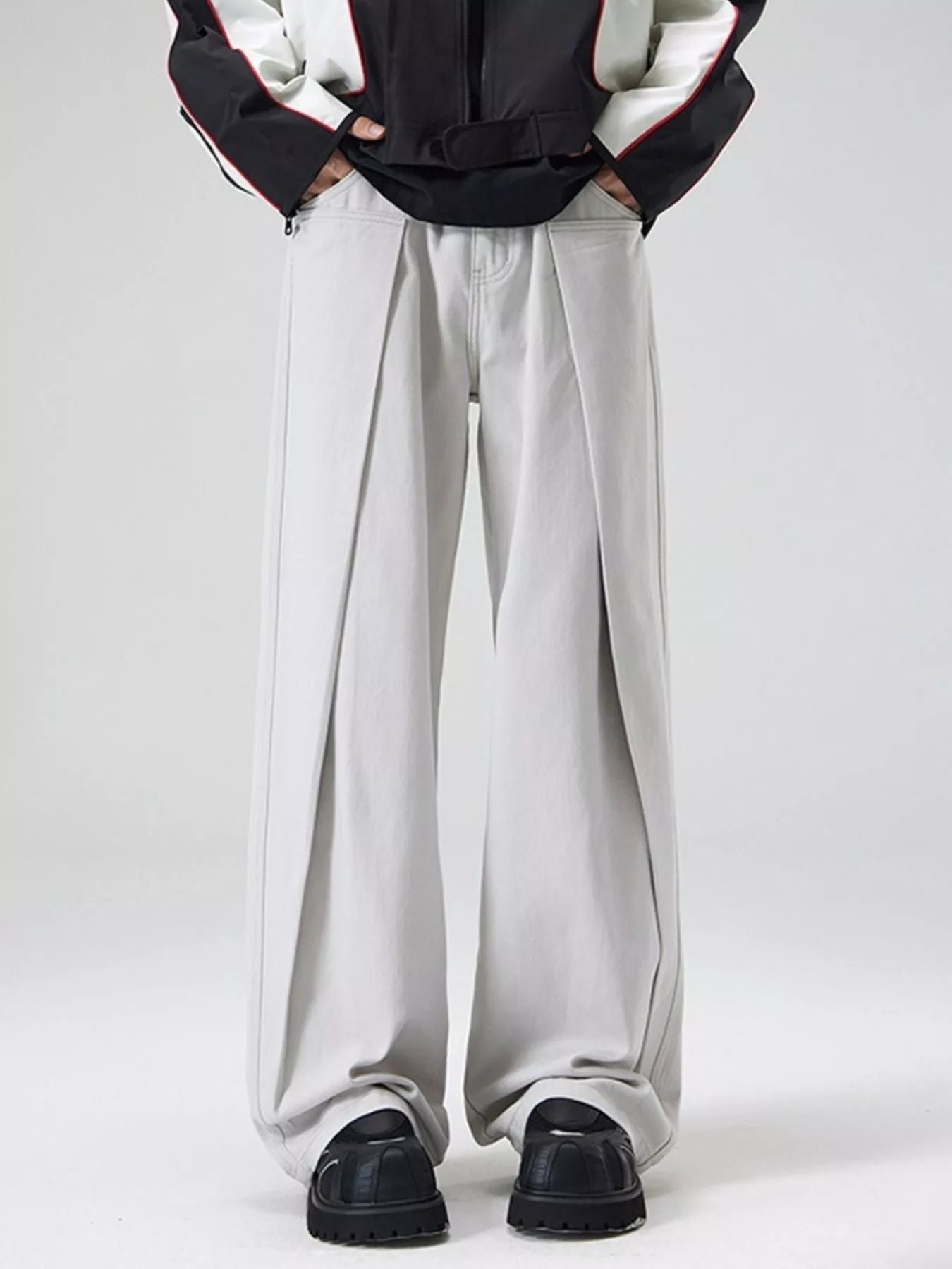111 nan – Men's wide leg jeans streetwear fit