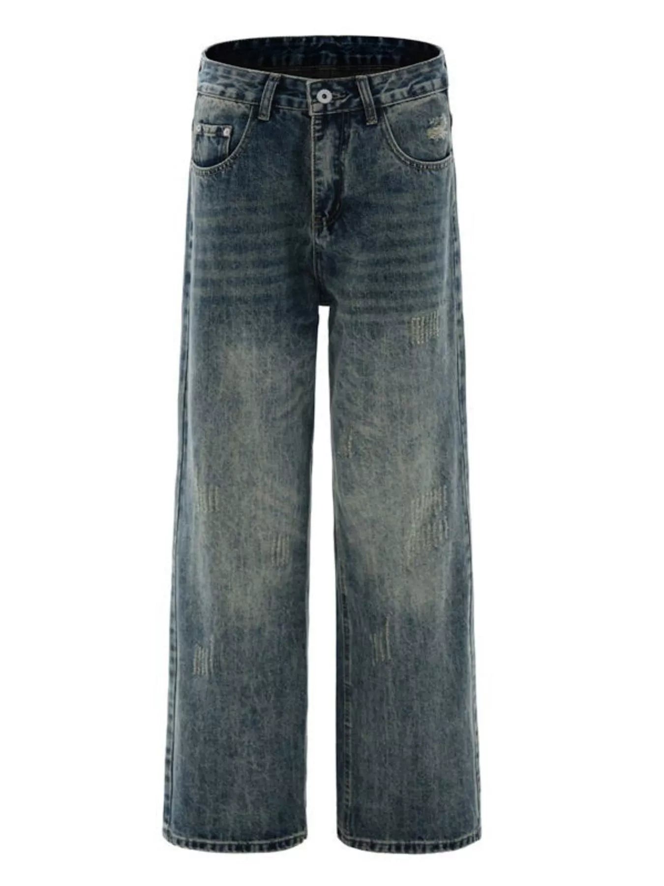 1004 nan – Men's wide leg jeans streetwear fit