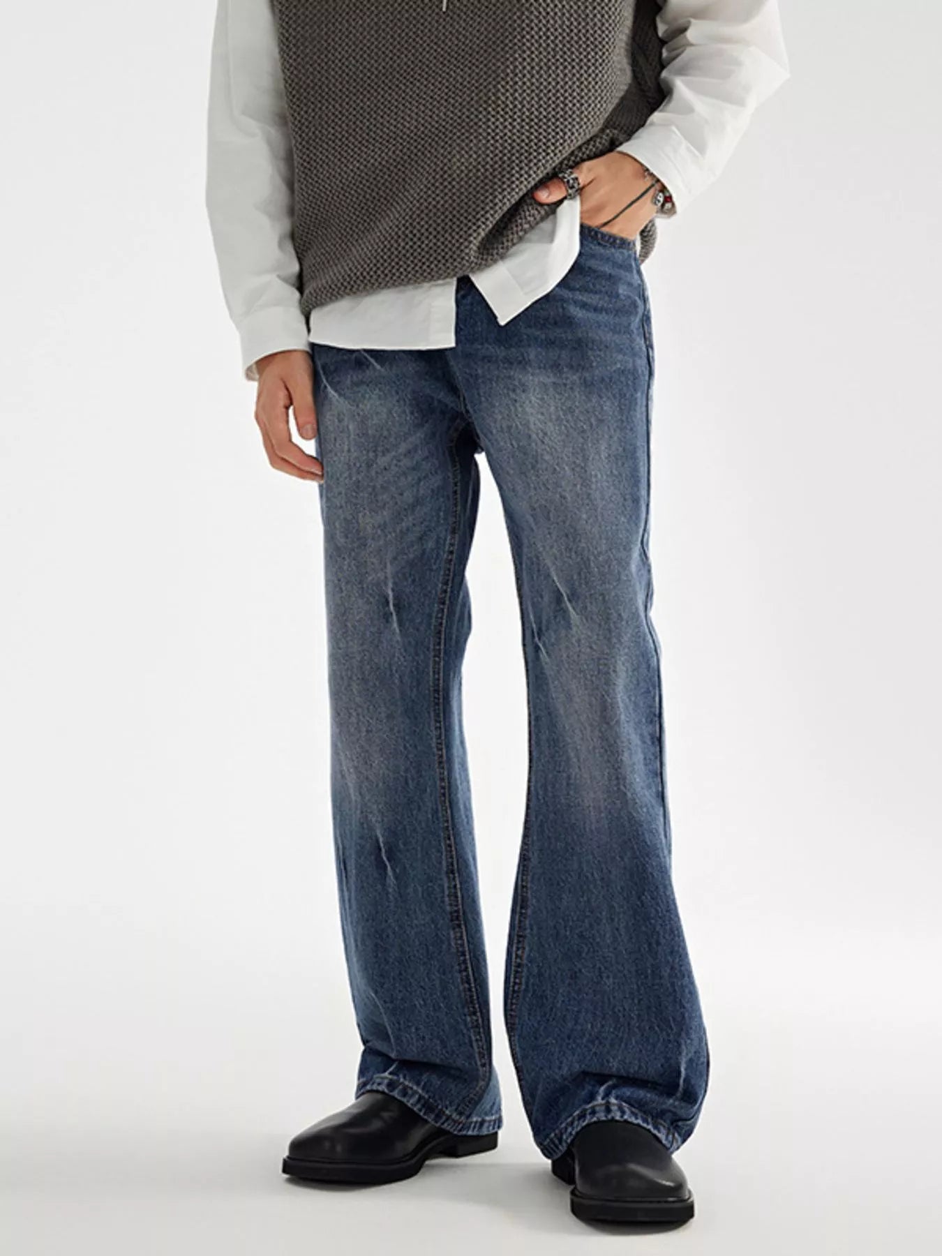 599 nan – Men's wide leg jeans streetwear fit