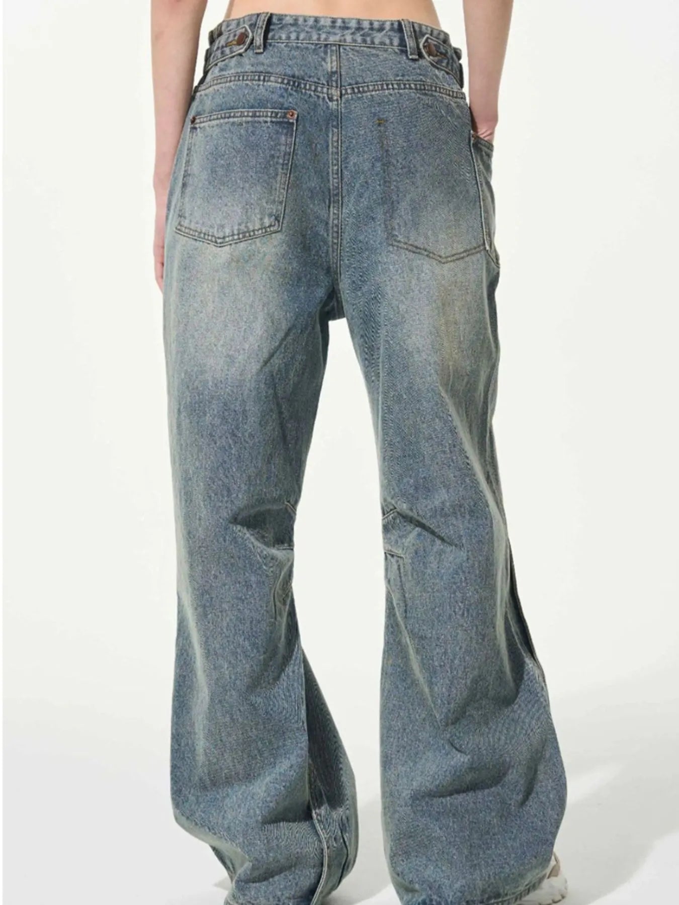 726 nan – Men's wide leg jeans streetwear fit
