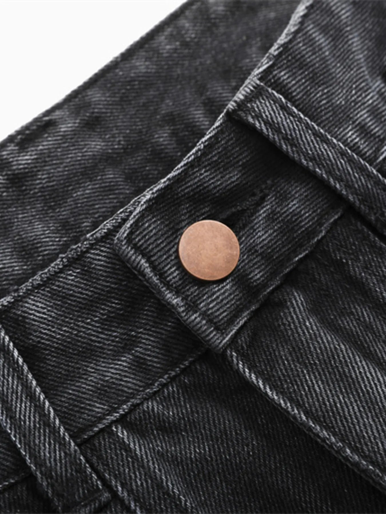 1133 nan – Men's wide leg jeans streetwear fit